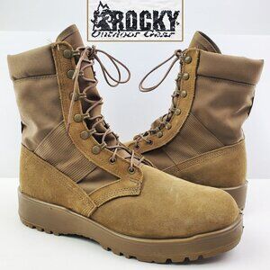 Rocky Hot Weather Boots Army Combat RKC057 Vibram USA Men's 13 R NWOB
